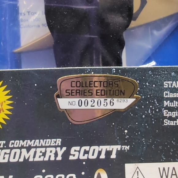 Star Trek Collector Series Action Figure Montgomery Scott Scotty numbered 002066 - Picture 9 of 9